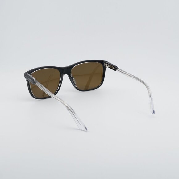 Gucci GG1819S 005 Sunglasses Black Square Frame, Brown Lenses main image 8